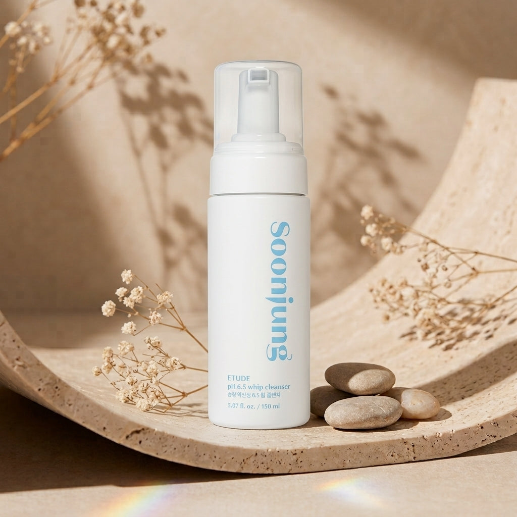 ETUDE SoonJung pH 6.5 Whip Cleanser näopuhastusvaht, 250ml